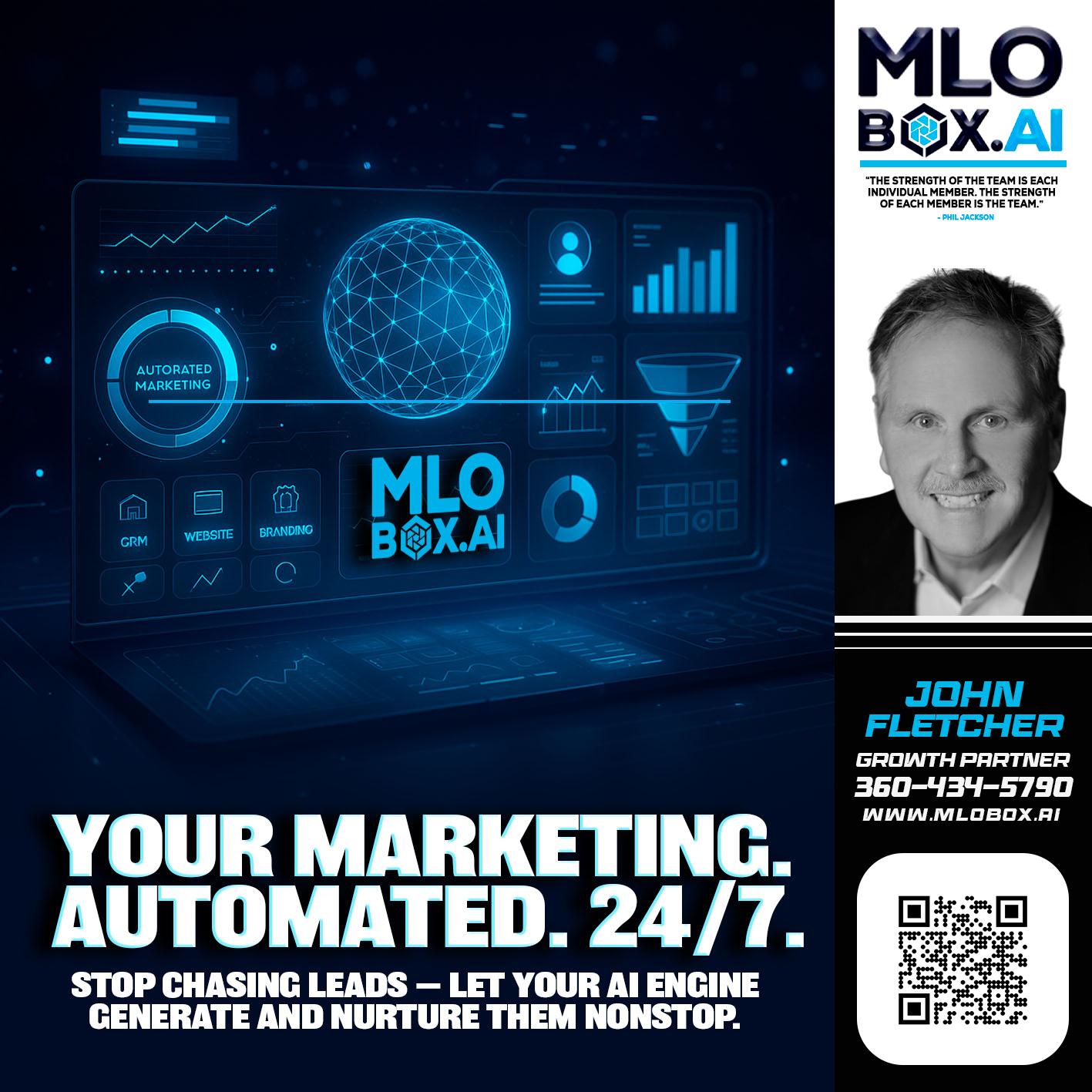 your marketing team - John Fletcher -Senior Mortgage Loan Officer