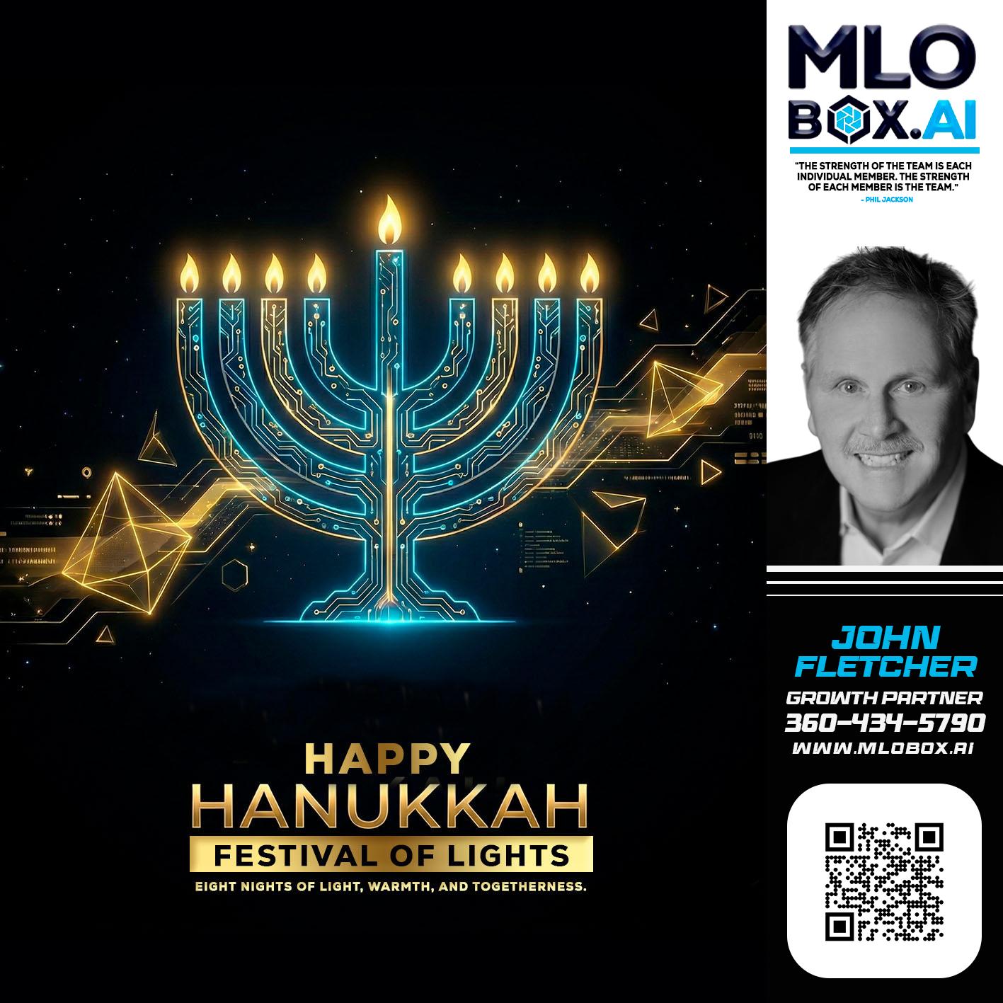 happy Hanukkah - John Fletcher -Senior Mortgage Loan Officer