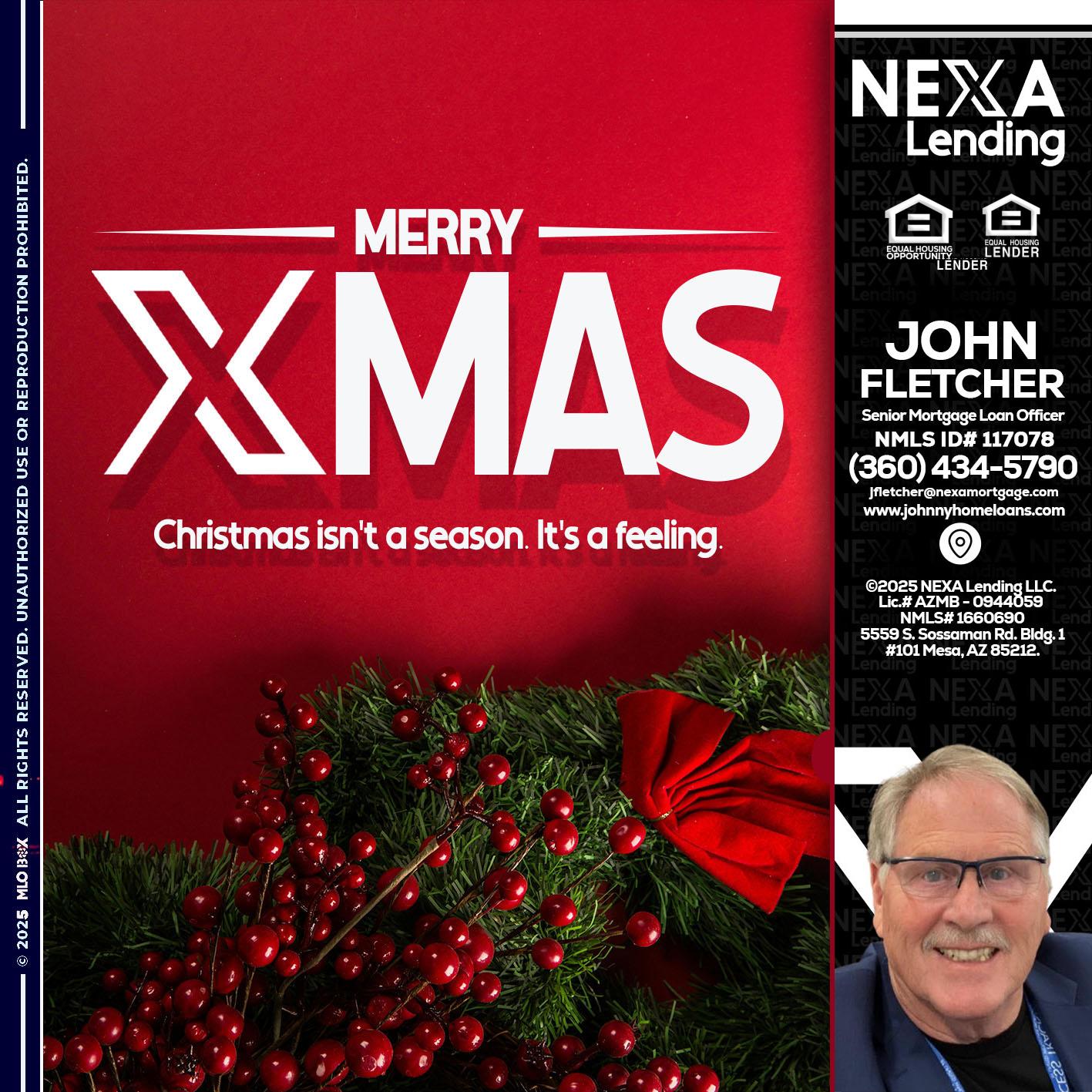 merry xmas - John Fletcher -Senior Mortgage Loan Officer