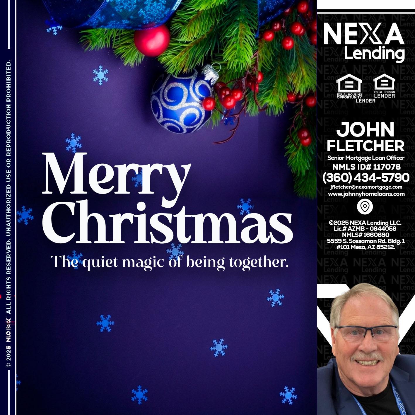 merry christmas - John Fletcher -Senior Mortgage Loan Officer