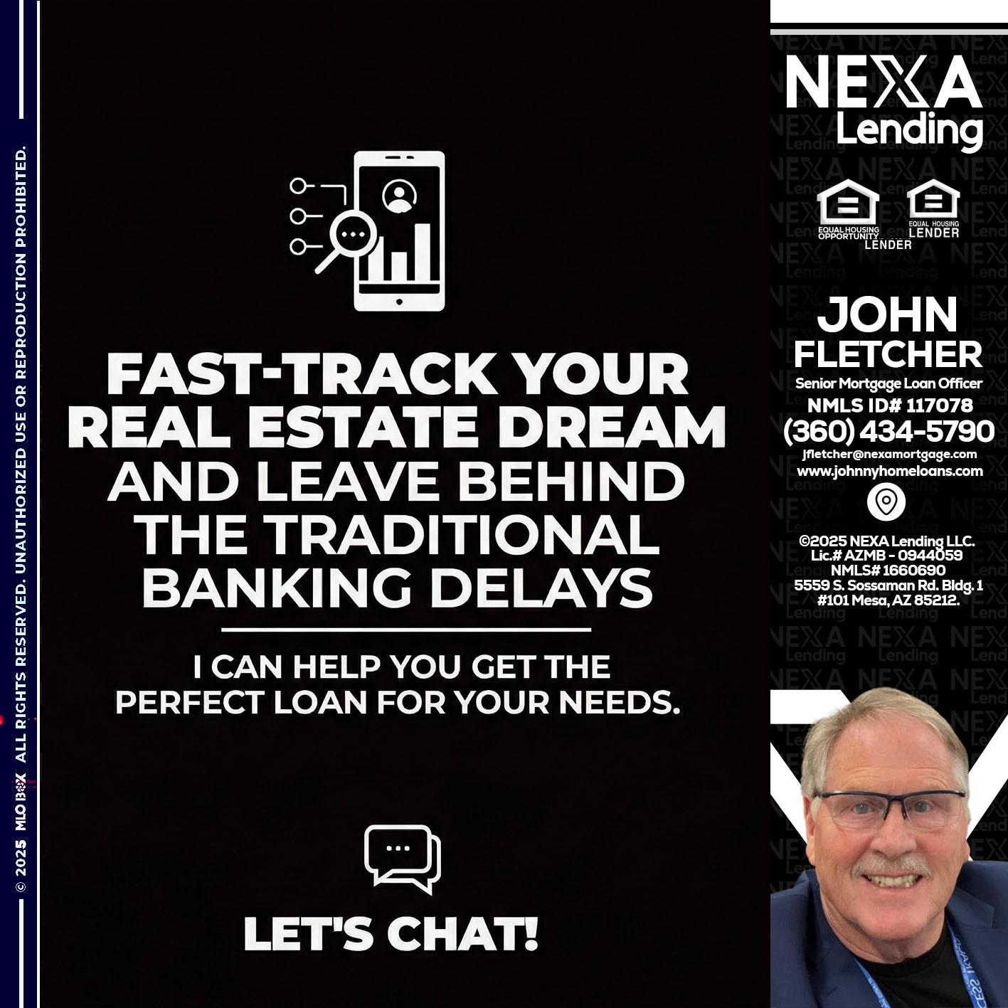 FAST TRACK - John Fletcher -Senior Mortgage Loan Officer