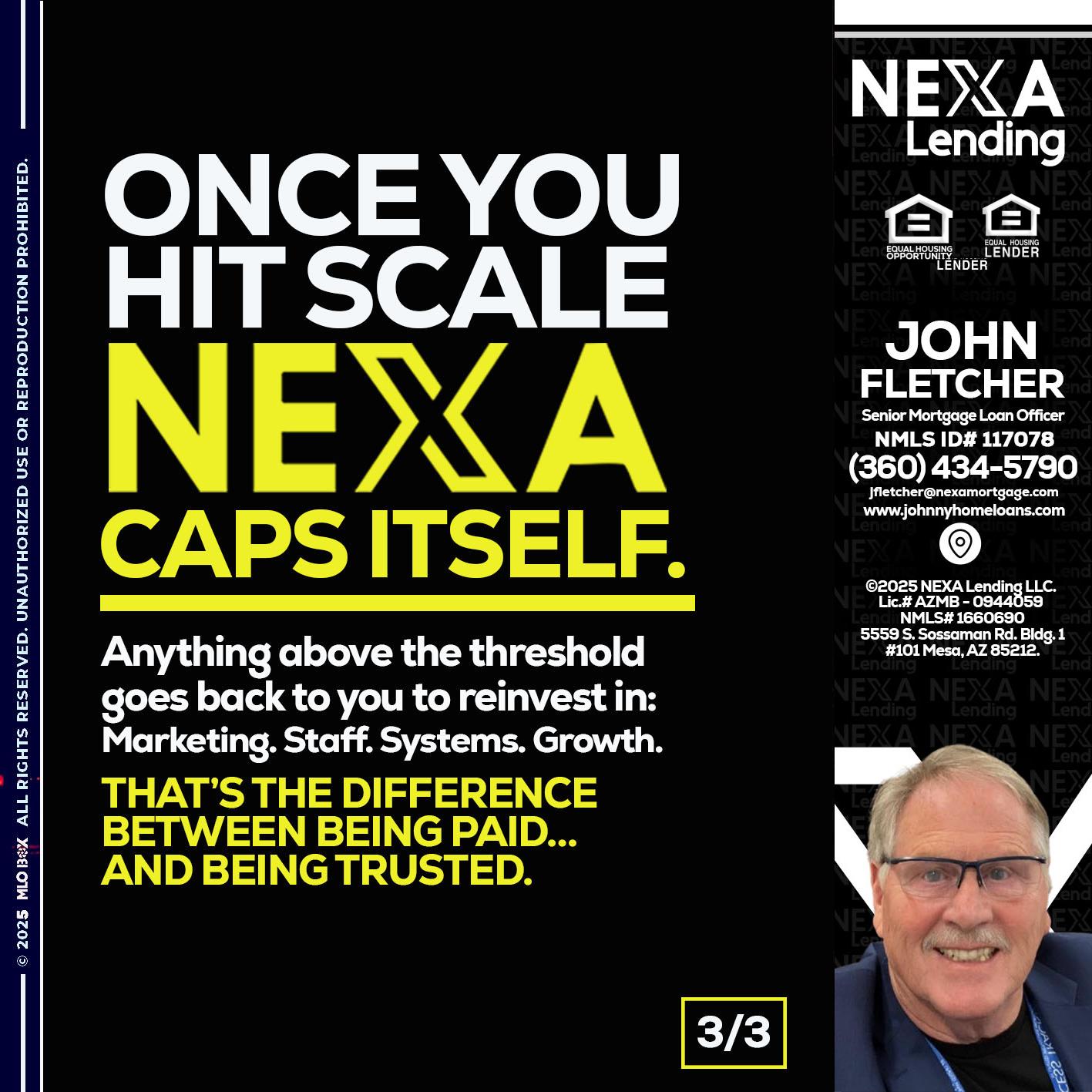 3 OF 3 - John Fletcher -Senior Mortgage Loan Officer