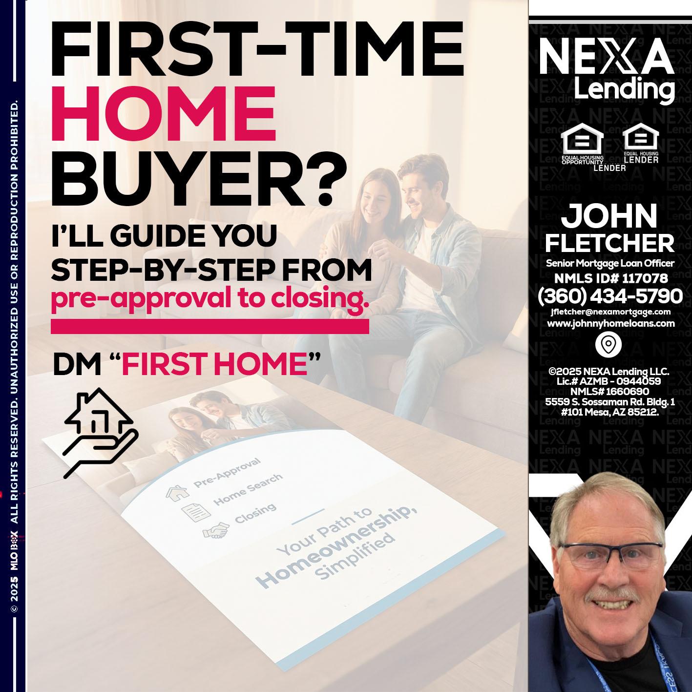 first time home buyer - John Fletcher -Senior Mortgage Loan Officer
