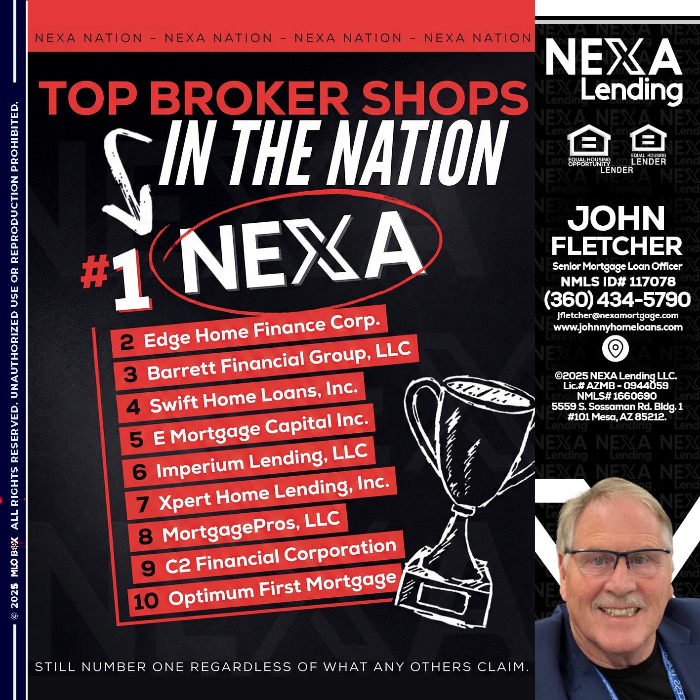 top broker - John Fletcher -Senior Mortgage Loan Officer