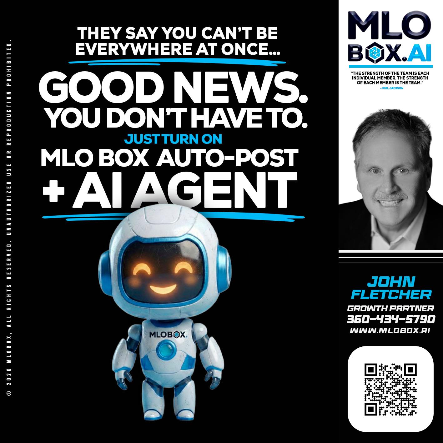 GOOD NEWS - John Fletcher -Senior Mortgage Loan Officer