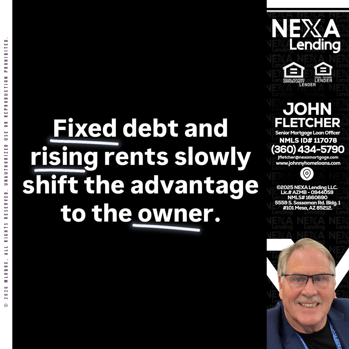 FIXED DEBT - John Fletcher -Senior Mortgage Loan Officer