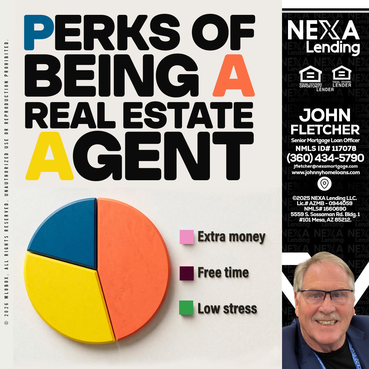 PERKS OF BEING - John Fletcher -Senior Mortgage Loan Officer