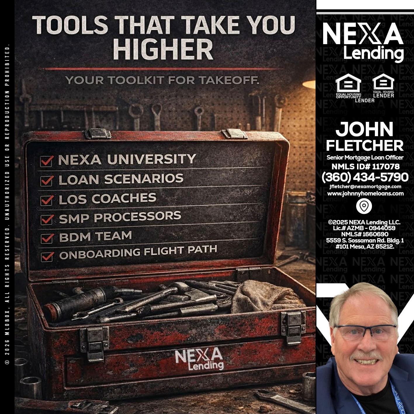 TOOLS THAT - John Fletcher -Senior Mortgage Loan Officer