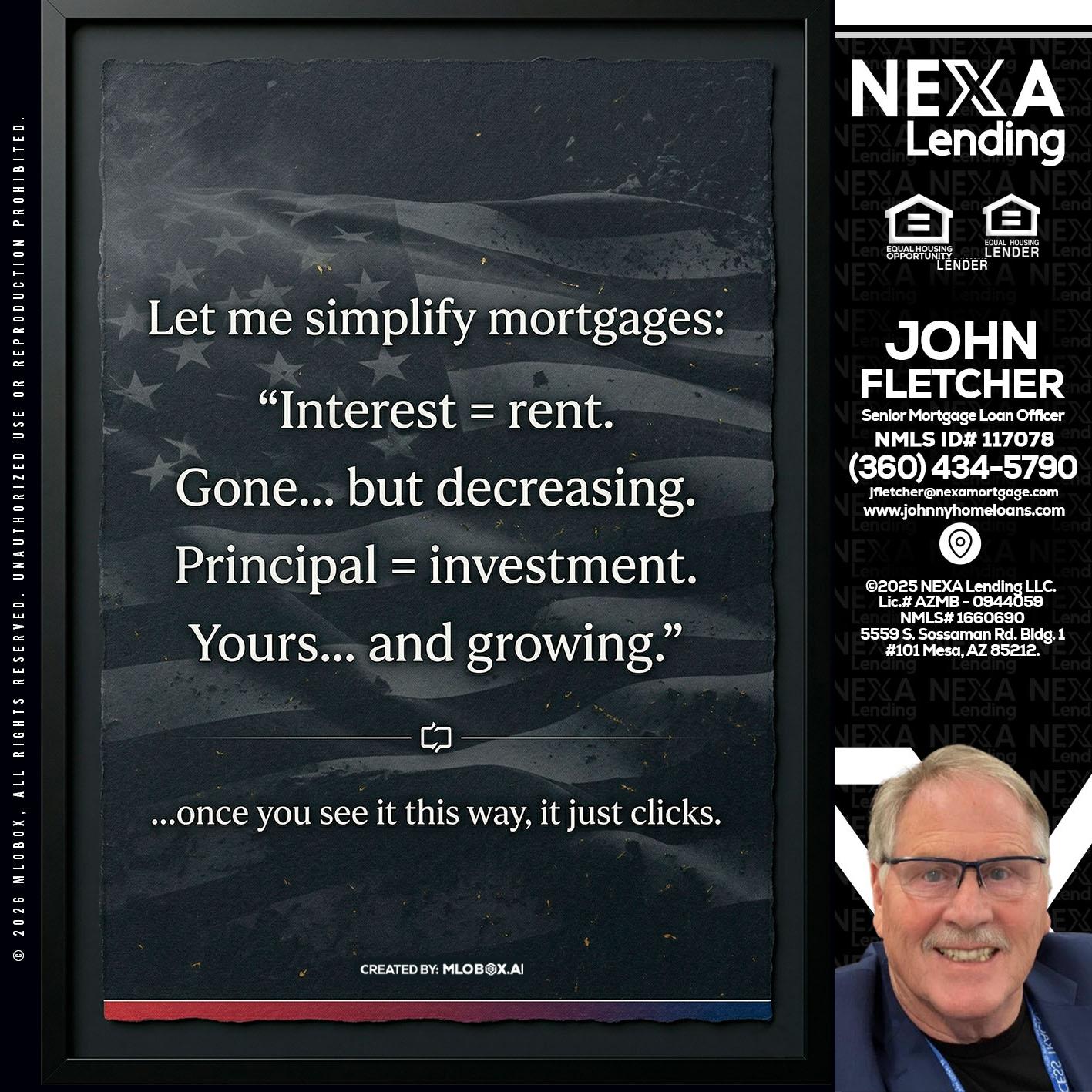 LET ME SIMPLIFY - John Fletcher -Senior Mortgage Loan Officer