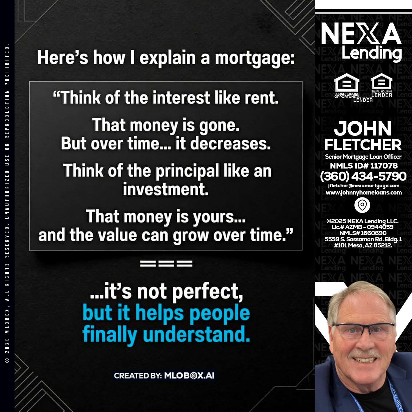 HERES NOW - John Fletcher -Senior Mortgage Loan Officer