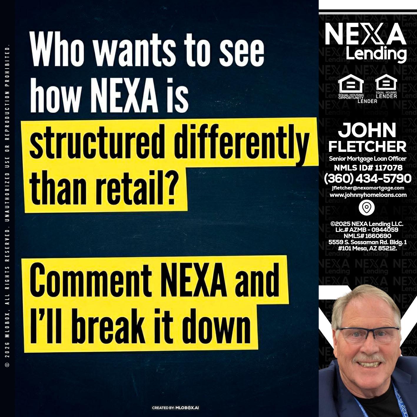 who want to see - John Fletcher -Senior Mortgage Loan Officer