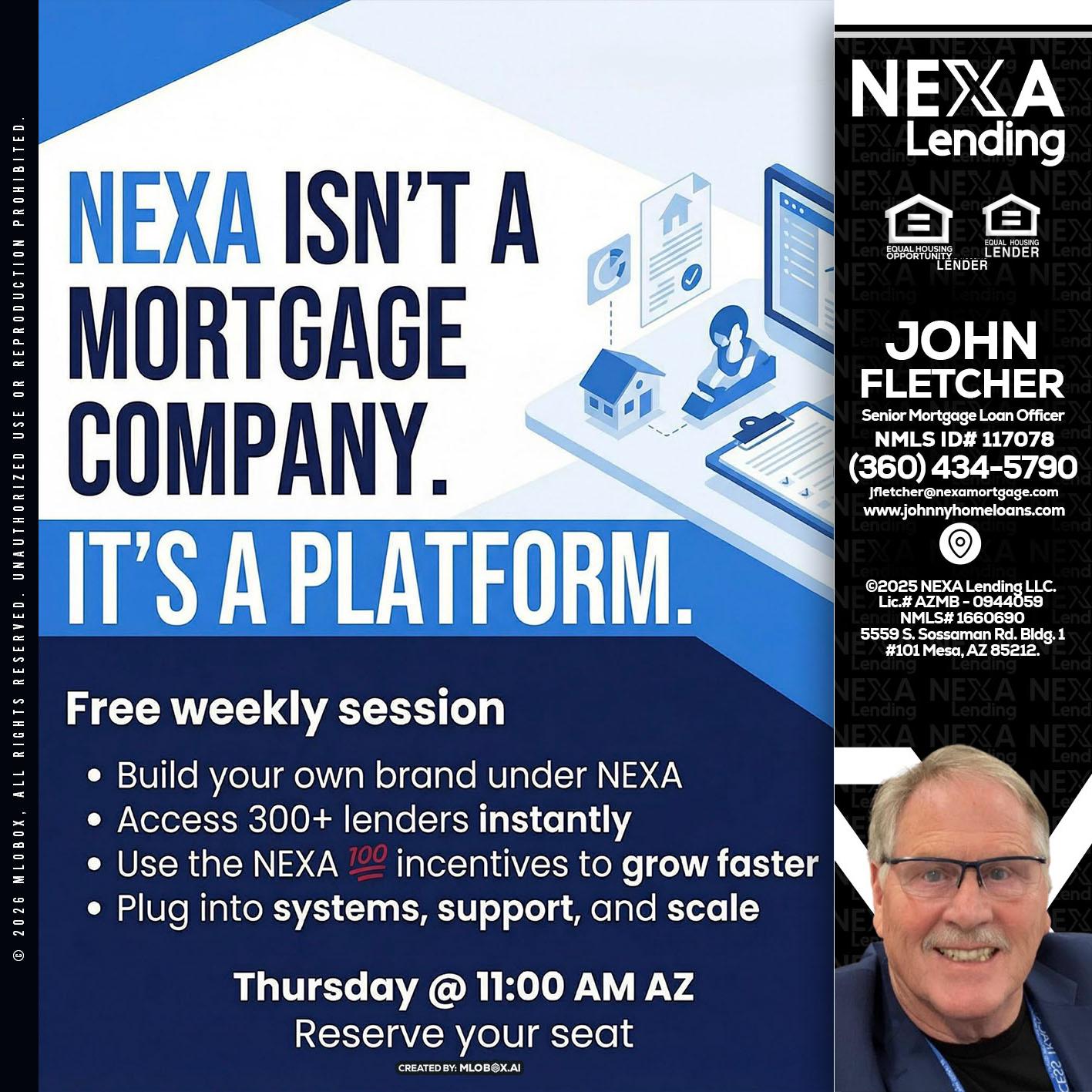 NEXA ISNT - John Fletcher -Senior Mortgage Loan Officer