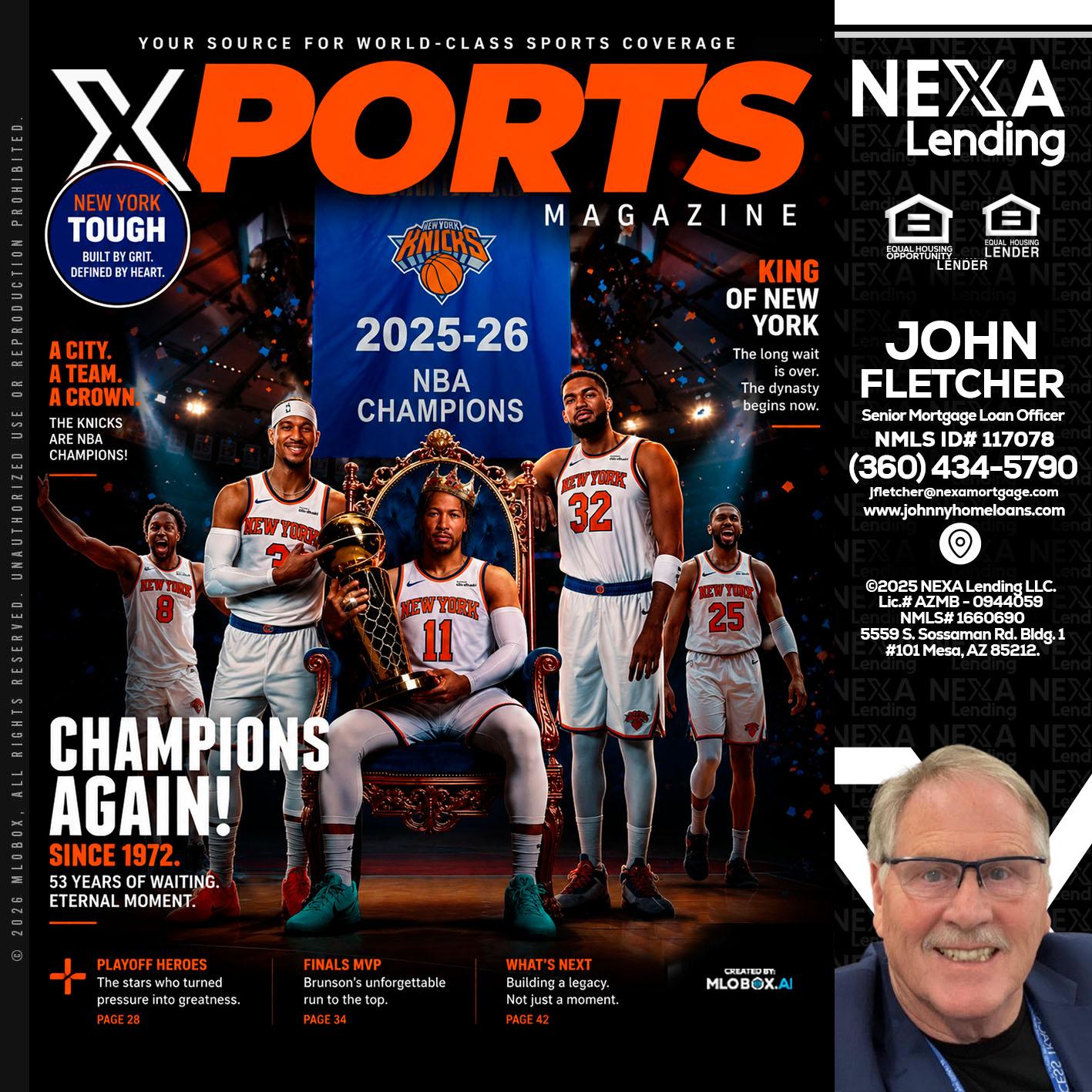XPORTS MAGAZINE - John Fletcher -Senior Mortgage Mortgage Advisor