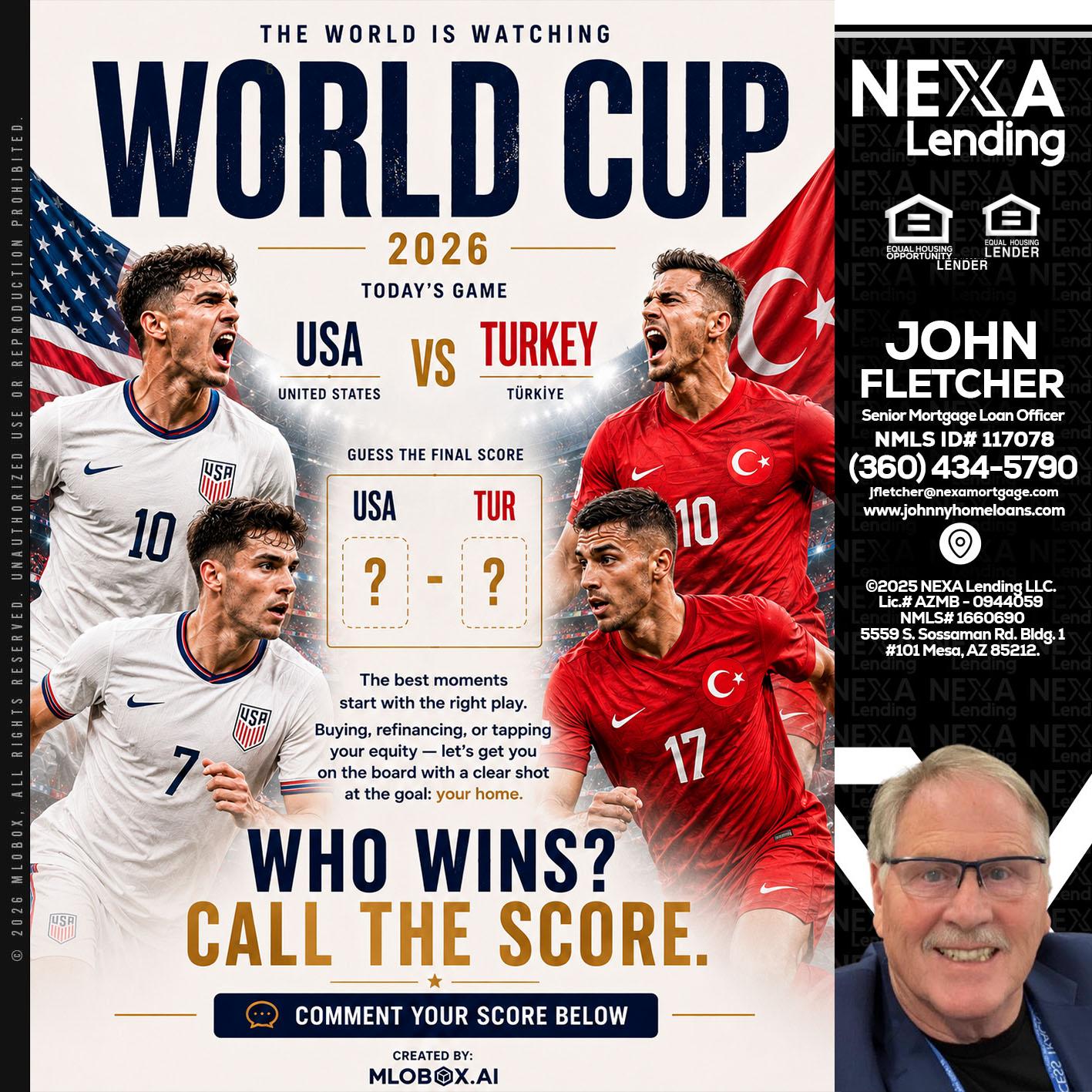 WHOS GONNA WIN? - John Fletcher -Senior Mortgage Mortgage Advisor
